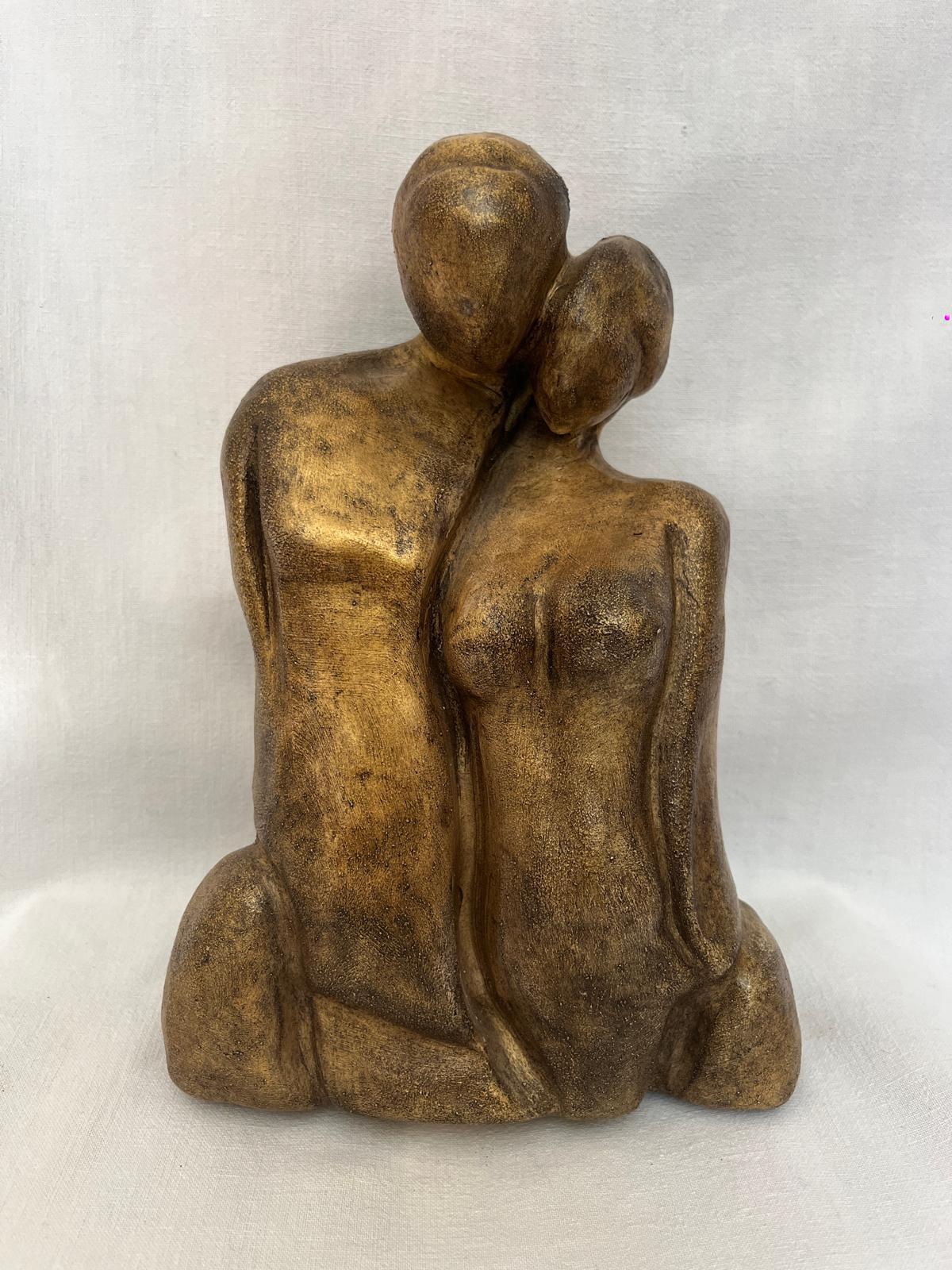 Couple au corps cuivrés